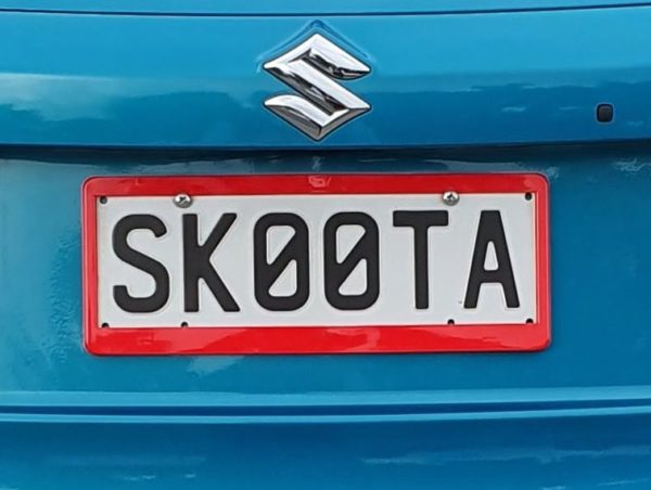 NZ Blank Number Plate Frame - Image 5