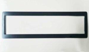 Slim plate frame